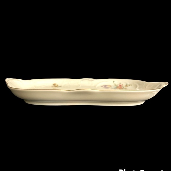 ROSENTHAL GERMANY SANSSOUCI 13 1/4” RECTANGULAR SERVING PLATTER (Ivory) - Picture 9 of 11